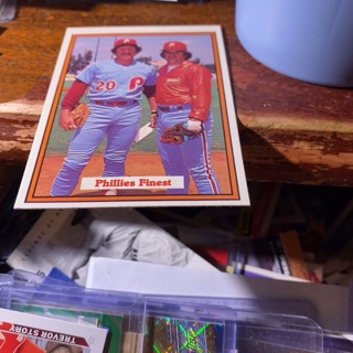 1982 donruss Phillies finest m Schmidt p rose baseball card 