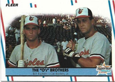 1988 FLEER CAL RIPKEN JR. / BILLY RIPKEN CARD