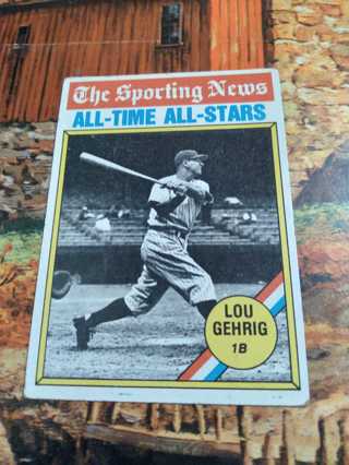 1979 Topps Lou Gehrig 