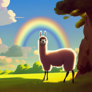 Listia Digital Collectible: Good Vibes Llama