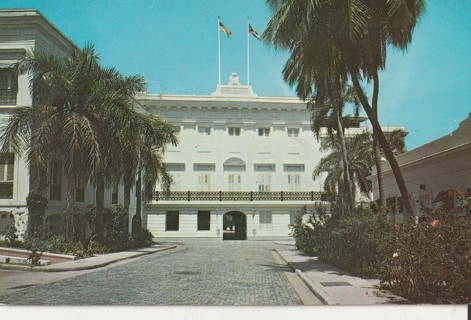 Vintage Unused Postcard: h: Governor's Residence, San Juan, Puerto Rico
