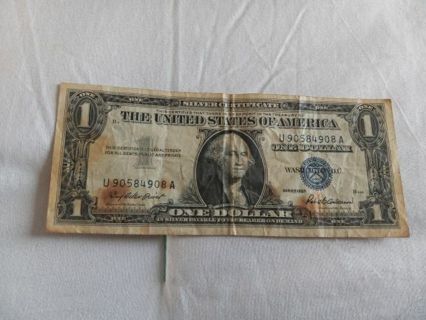 Silver certificate $1