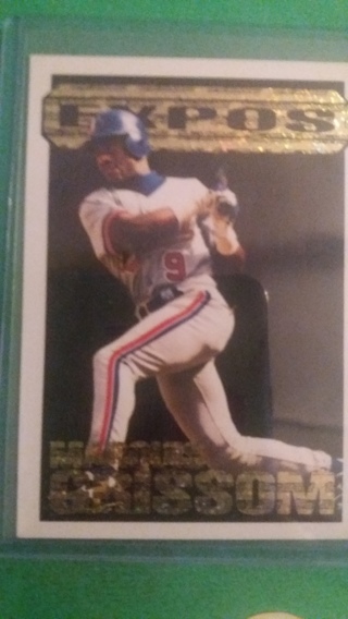 marquis grissom baseball card free shipping