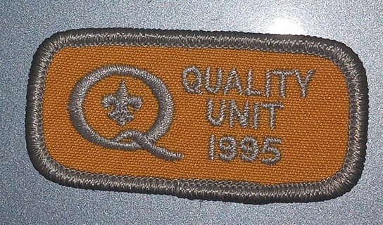 1995 Quality Unit boy scout scouts bsa uniform patch 