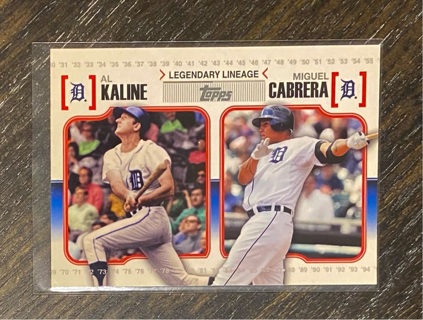 Al Kaline/Miguel Cabrera