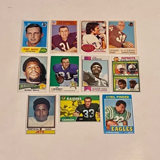 Vintage Football Card Lot