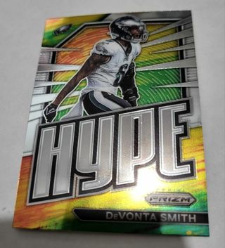 2022 Prizm DeVonta Smith Hype Insert Philadelphia Eagles