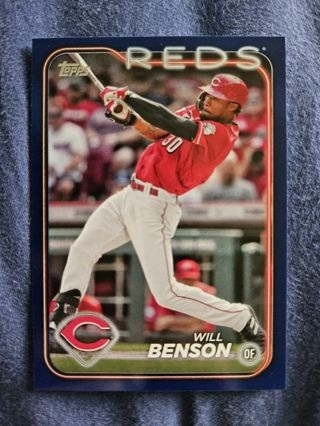 2024 Topps Royal Blue Will Benson