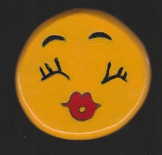 LADY SMILEY FACE MAGNET LOT 3 (PLEASE READ DESCRIPTION) 