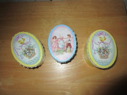 3 Vintage Easter Treat Boxes