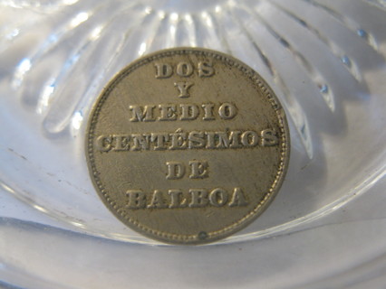 (FC-1382) 1929 Panama: 2 1/2 Centesimos {only 1,000,000 minted}
