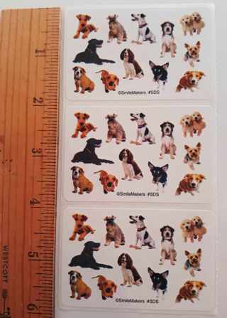 36 tiny Dog Stickers