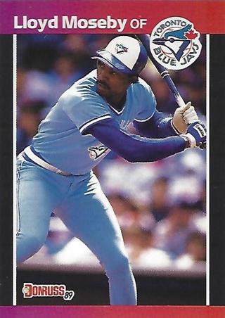 Lloyd Moseby 1989 Donruss Toronto Blue Jays