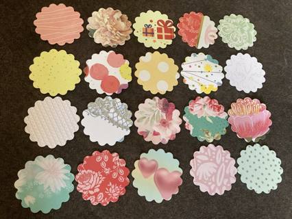 Paper Craft Embellishments (Mixed Patterns)