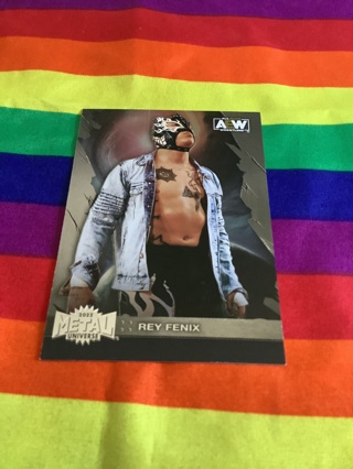 WWE AEW All Elite Wrestling 2022 Skybox Metal Universe Card #59 Rey Fenix 