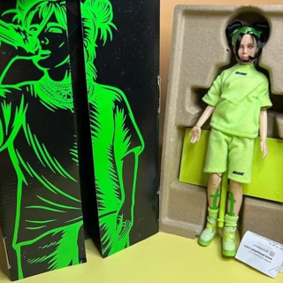 [NEW] Billie Eilish Fashion Doll With Diorama Stand Play Set Adjustable Jointed