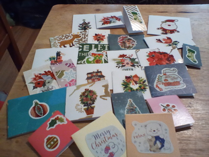 25 Mini Christmas Tags