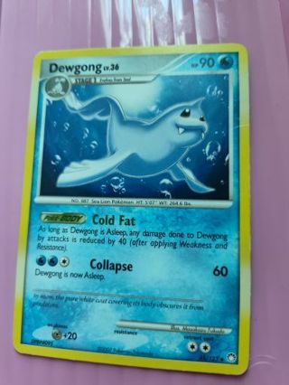 Dewgong Pokemon Card