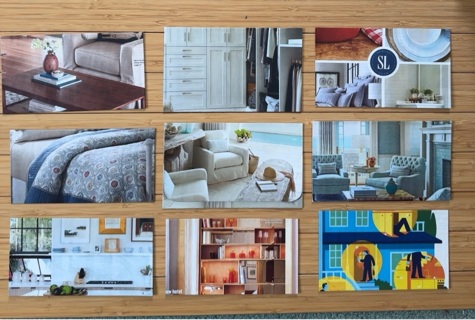 9 Envelopes with a Home Interior Theme
