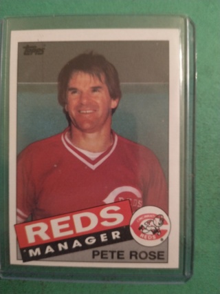 pete rose baseaball card free shipping