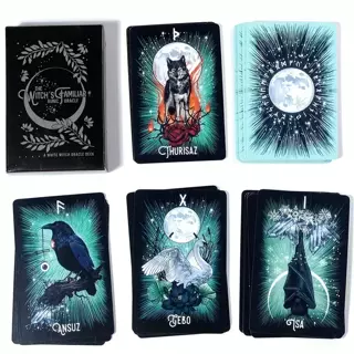 New Witch's Familiar Runic Oracle & Animal Oracle Animal Tarot Cards 2nd Deck