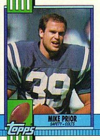 Tradingcard - Football  1990 Topps  #311 - Mike Prior VAR - Indianapolis Colts 