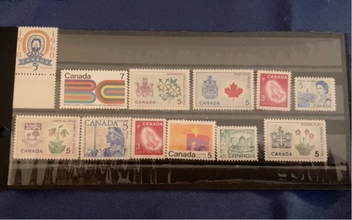 Canada MNH vintage Stamp lot