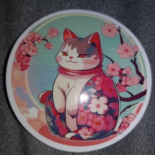 Cat Cute new vinyl laptop sticker no refunds regular mail only