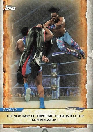 2020 Topps WWE Road To WrestleMania The New Day Kofi Kingston #95