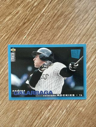 Upperdeck- Andres Galarraga (Blue)