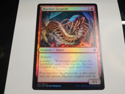 Magic the gathering mtg Skyclave Geopede Zendikar Rising foil