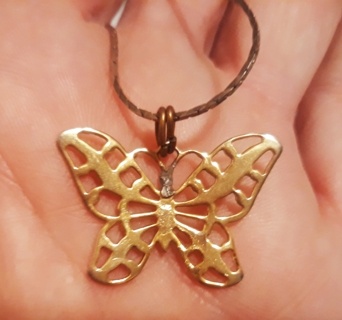Butterfly Necklace, 16"