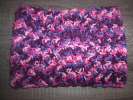 Hand Crocheted Pink Ombre Cowl