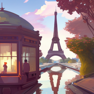 Listia Digital Collectible: Exquisite View Of The Eiffel Tower