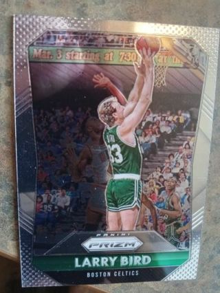 2015 PANINI PRIZM LARRY BIRD BOSTON CELTICS BASKETBALL CARD# 261