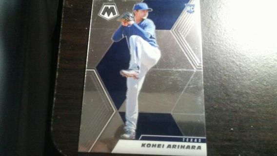 2021 PANINI MOSAIC ROOKIE KOHEI ARIHARA TEXAS RANGERS BASEBALL CARD# 251