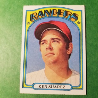 1972 - TOPPS BASEBALL CARD NO. 483 - KEN SUAREZ - RANGERS