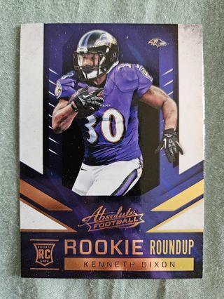 2016 Panini Absolute Rookie Roundup Kenneth Dixon