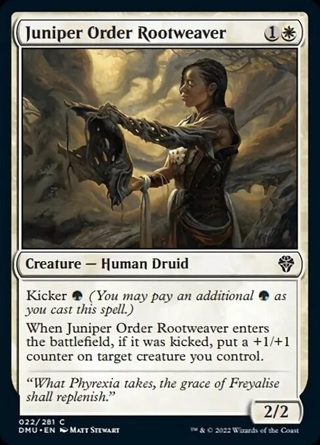 MTG Dominaria United C Juniper Order Rootweaver #022 PLAYSET