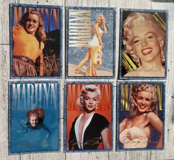 6 Marilyn Monroe 1993 Cards!