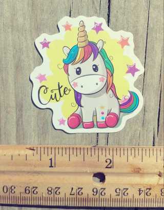 Unicorn Sticker! CUTE!!