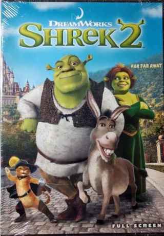 SHREK 2 DVD=ORIGINAL CASE=NO SCRATCHES