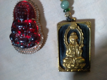 Lot 2 Buddha Pendants