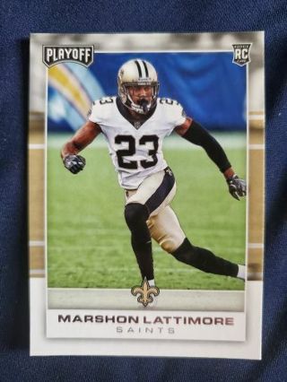 2017 Panini Playoff Rookie Marshon Lattimore