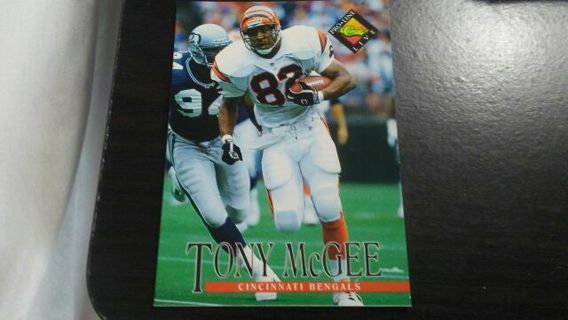 1994 CLASSIC PRO LINE LIVE TONY McGEE CINCINNATI BENGALS FOOTBALL CARD# 18