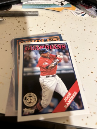 2023 topps 35th anniversary jose ramirez