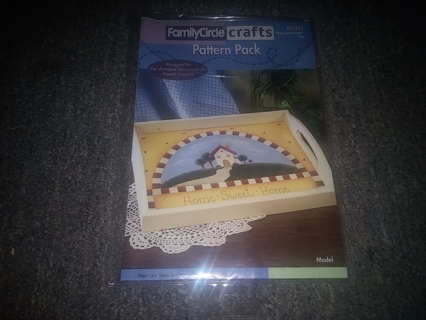 Family Circle Crafts Pattern Pack - "Home Sweet Home" Tray