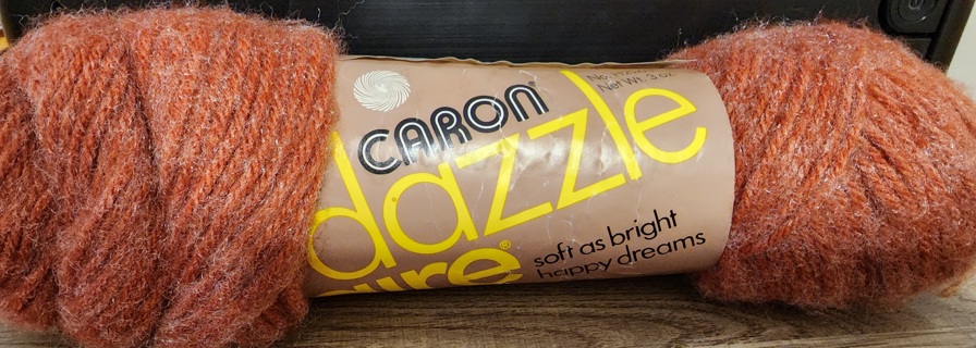 NEW - Caron Dazzle-aire Yarn - "Brick"
