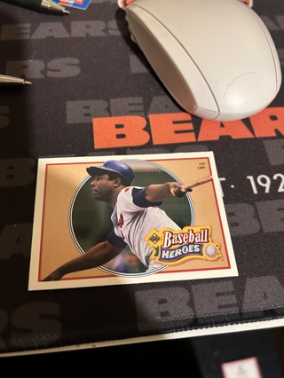 1991 upper deck baseball heroes hank aaron