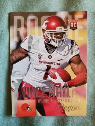 2015 Panini Prestige Rookie Vince Mayle